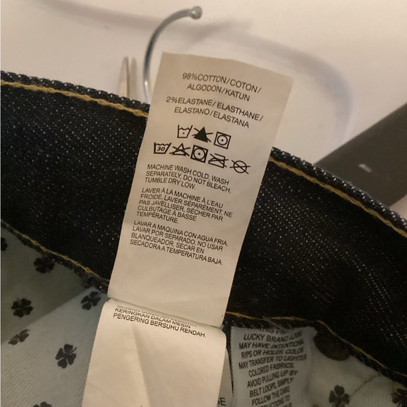 LUCKY BRAND  VINTAGE STRAIGHT JEANS SZ 36x32 - Picture 8 of 8